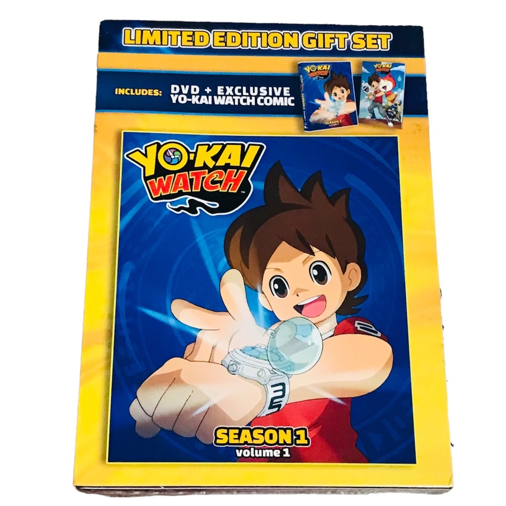 Yo-kai Watch: Season 1 Volume 1 Gift Set with Exclusive Comic Book DVD Set